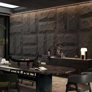 PU Stone Mushroom Face Exterior Artificial Polyurethane Foam Stone Wall Panel